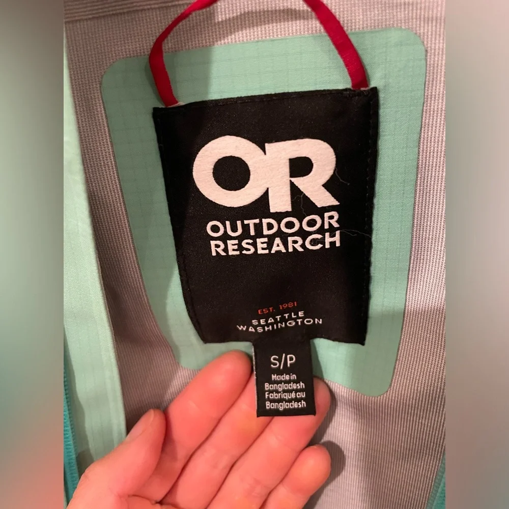 Outdoor Reception Women’s Carbide Jacket in Mint Blast/Treeline - Picture 7 of 10